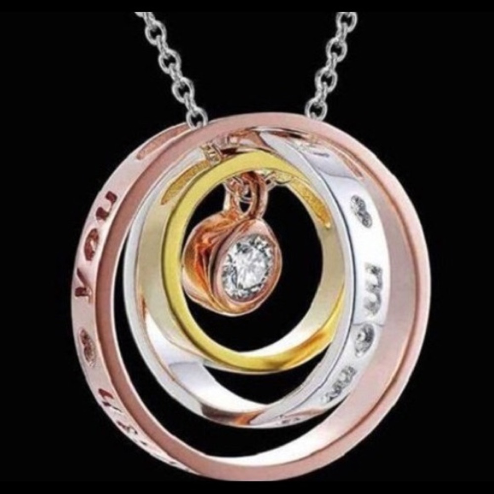 I love you mom necklace